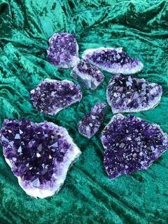amethyst clusters